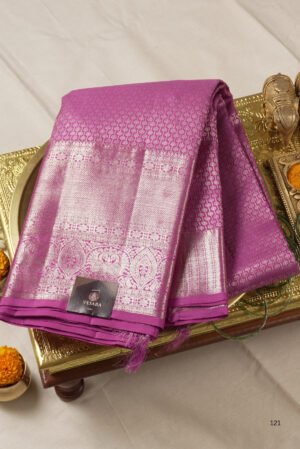Rajanigandha Silks-Orchid Pink