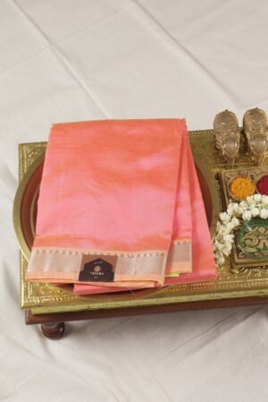 Nizam Border Mangalagiri Pattu – Salmon Pink