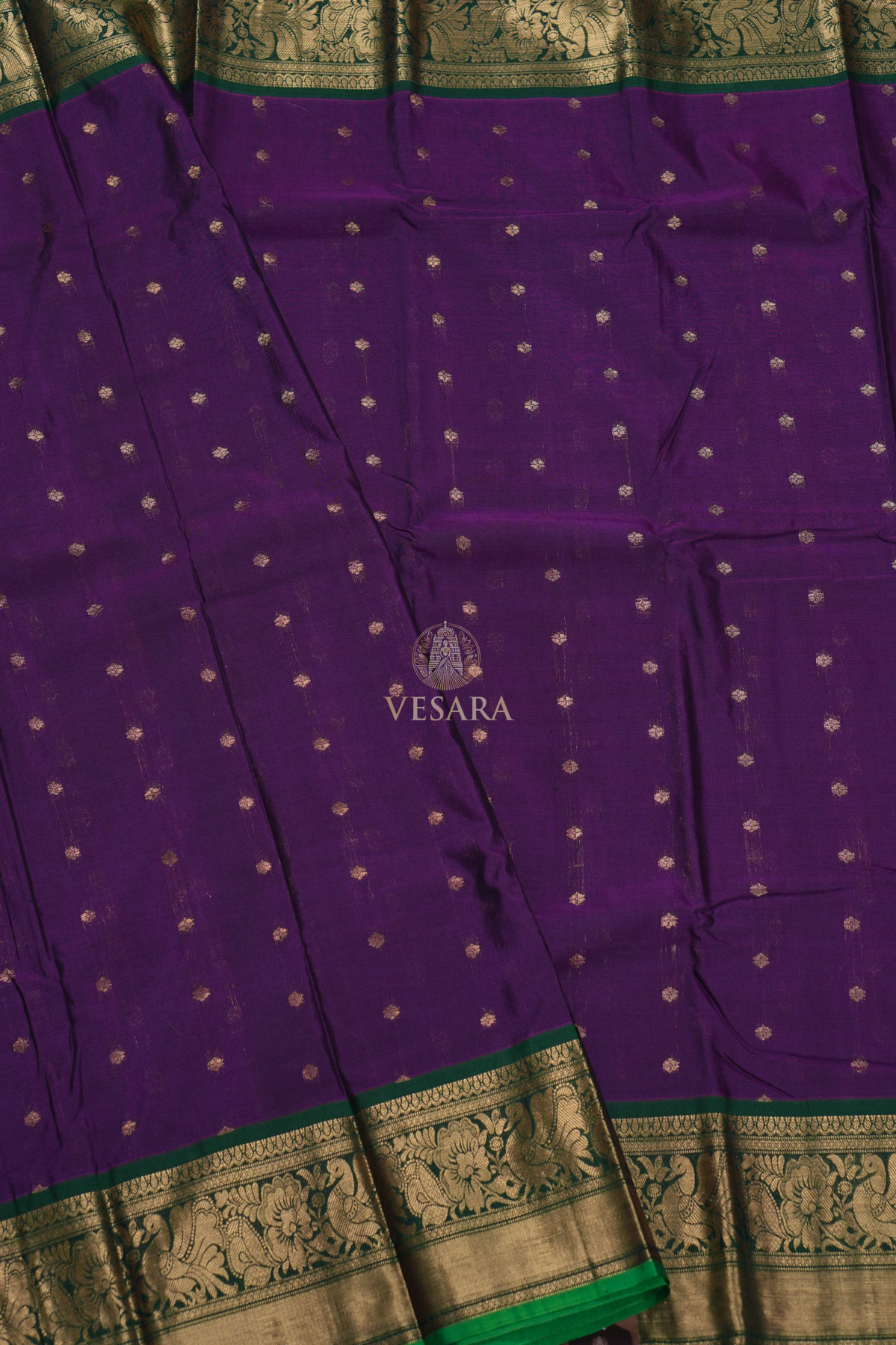 Temple Boarder Gadwal - Royal Purple - Image 5