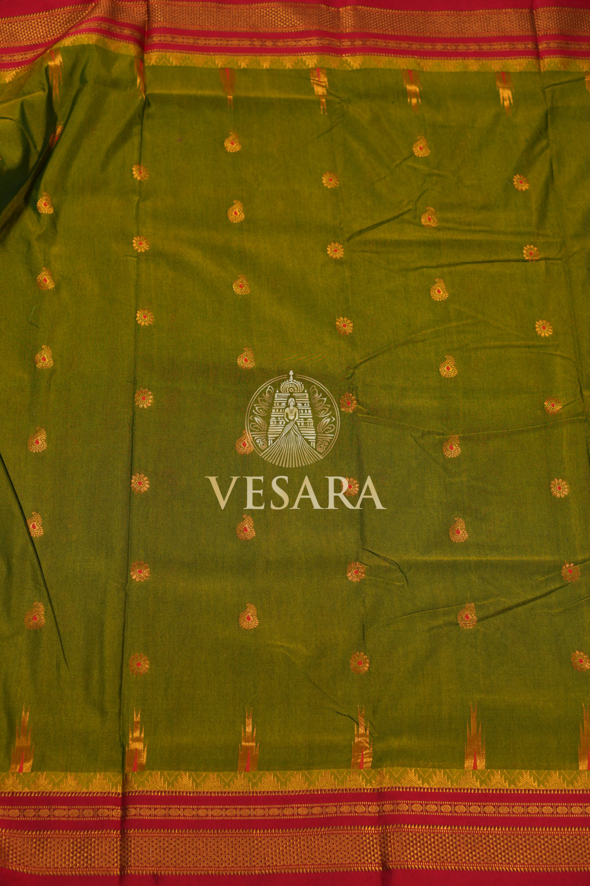Ilkal Buttas Mehndi Green - Image 4