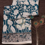 Cotton Kalamkari – Lotus Vine Print - Thumbnail Image 1