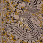 Cotton Kalamkari – Yellow Elephant - Thumbnail Image 2