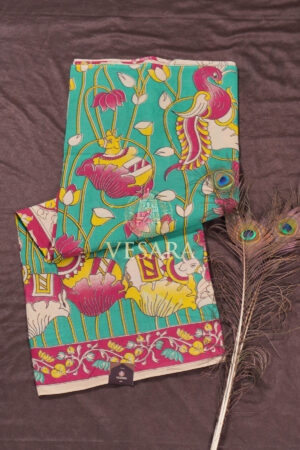 Cotton Kalamkari – Kamadhenu and Pichwai
