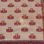 Viscose Kalamkari – Orange Deer - Thumbnail Image 4