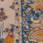 Viscose Kalamkari – Ivory Handcrafted Art - Thumbnail Image 3