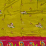 DigiKala Kalamkari – Mehndi Green Kamdhenu Cows - Thumbnail Image 4