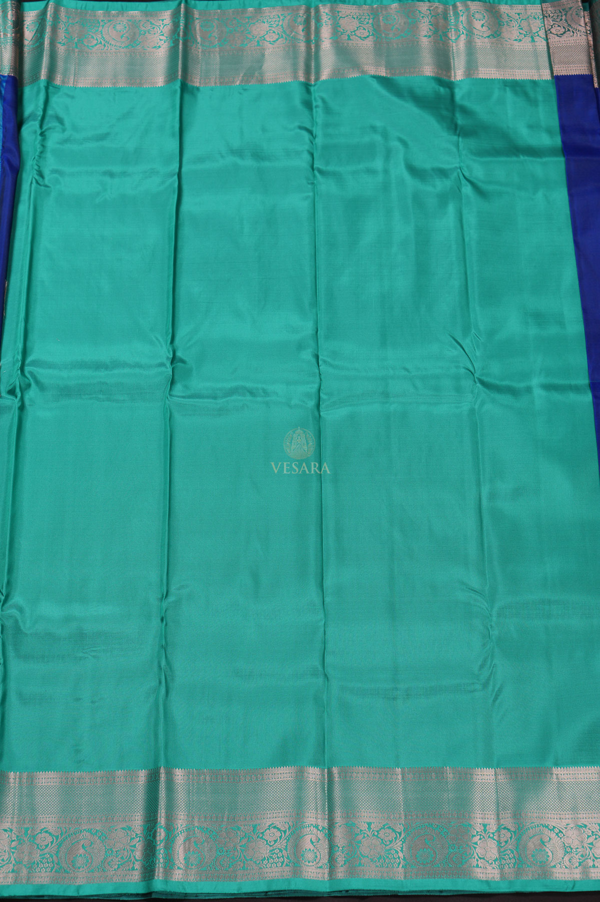 Kanjivaram Soft Silk - Royal Blue - Image 5