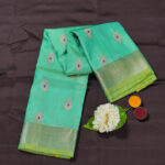 Kanjivaram Sama Rekha- Mint Green - Thumbnail Image 1