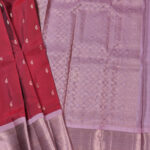 Kanjivaram Vaibhava Pattu – Ruby Red - Thumbnail Image 3