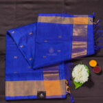 Mangalagiri Silk cotton – Royal Blue - Thumbnail Image 1