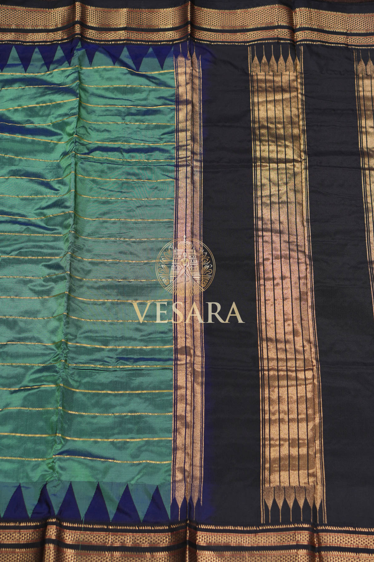 Ilkal Stripes  Rama Green - Image 3